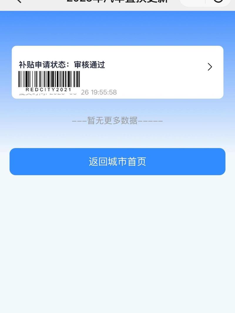手机屏幕显示在线申请界面